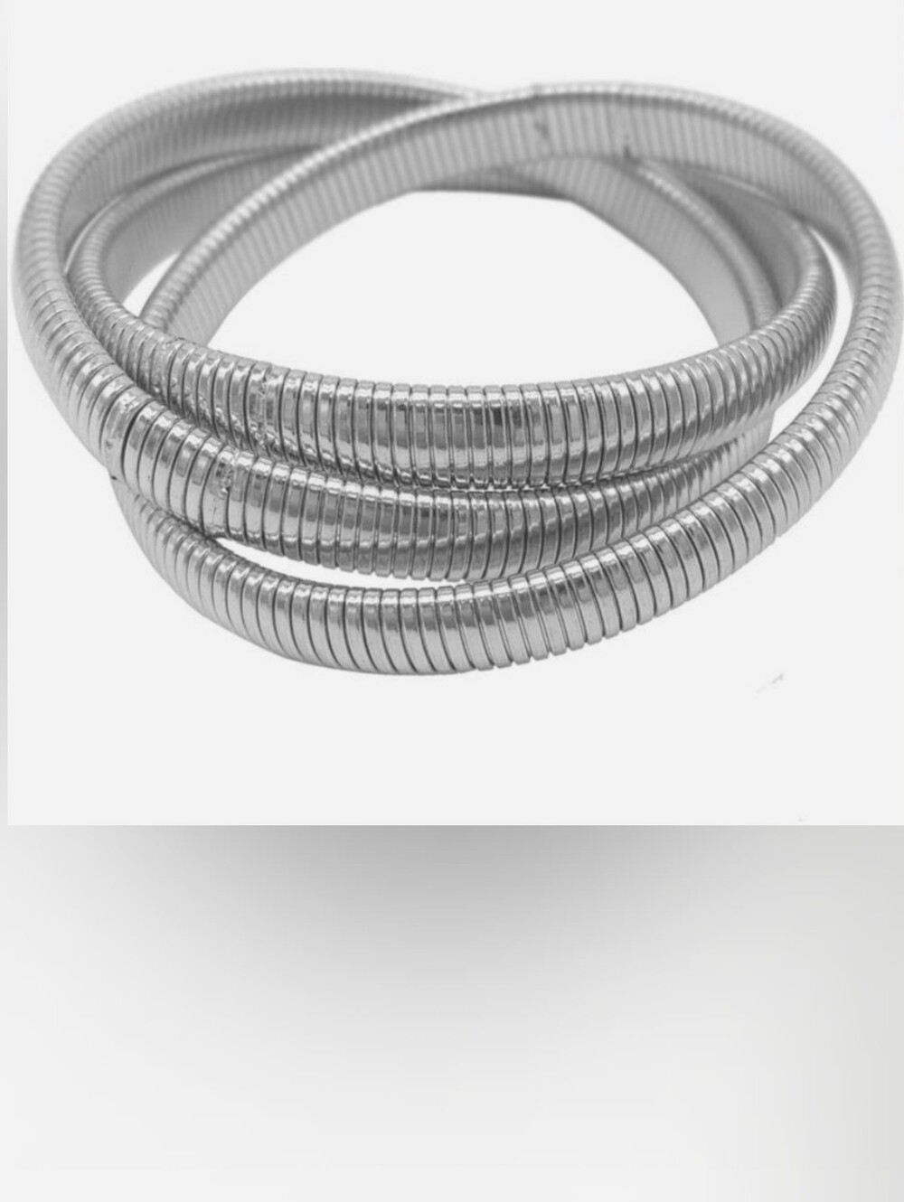 Adornia Omega Chain Triple Bracelet